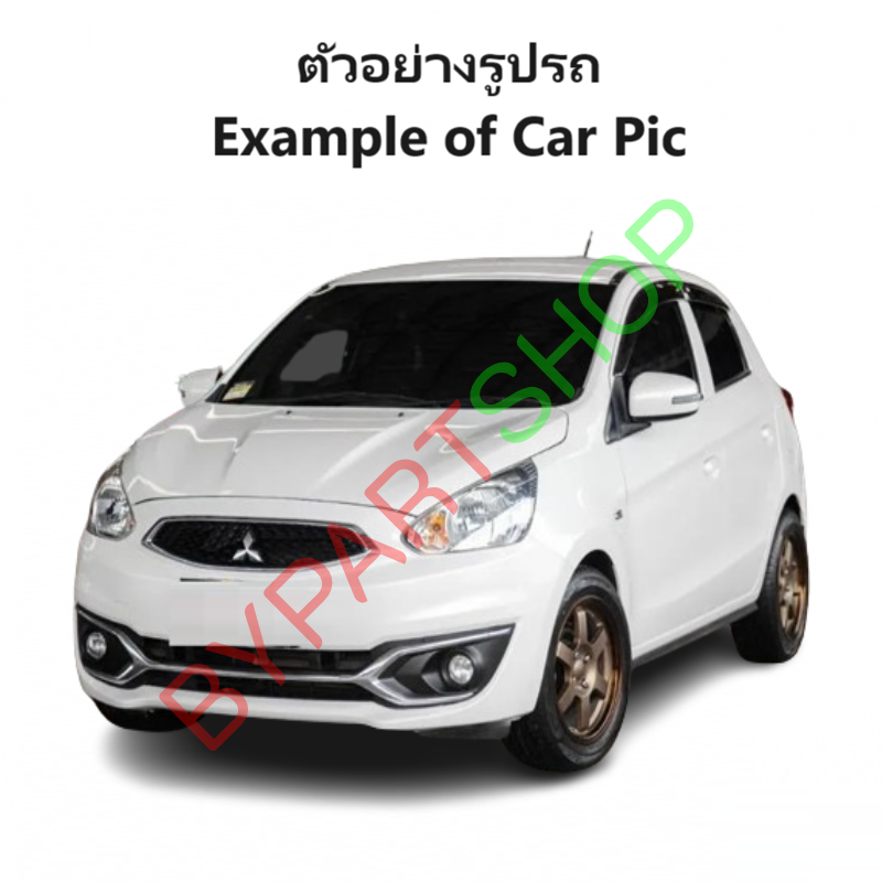 กระจกมองข้าง MITSUBISHI MIRAGE(มิราจ) รุ่นปรับ+พับไฟฟ้า มีไฟเลี้ยว 7สาย ปี2015-2018 (ฝาดำ ไม่ทำสี) -ราคาต่อข้าง-