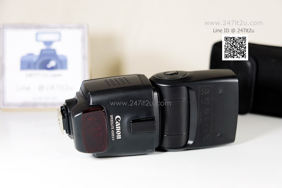 Flash canon 430EX II สภาพดีแถมกระเป๋า