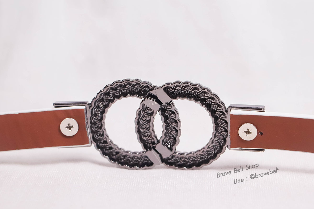 เข็มขัดปรับสายได้ หัวทรงเกี่ยวแบบฟรีไซต์