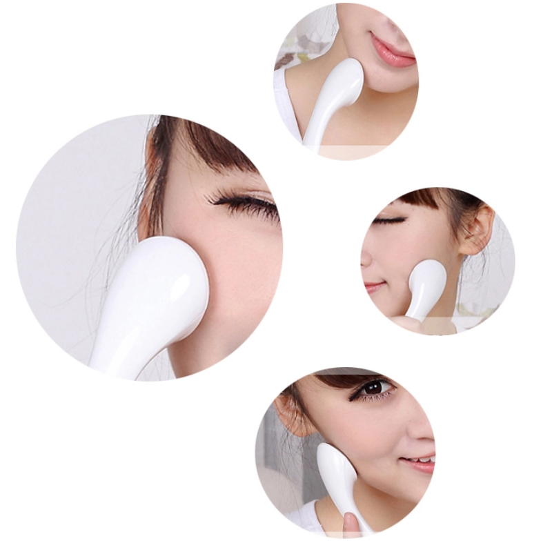 เครื่องนวดหน้า & ทาครีม ไออนนิค เครื่องผลักครีมเข้าผิว Whitening Facial Cleanser