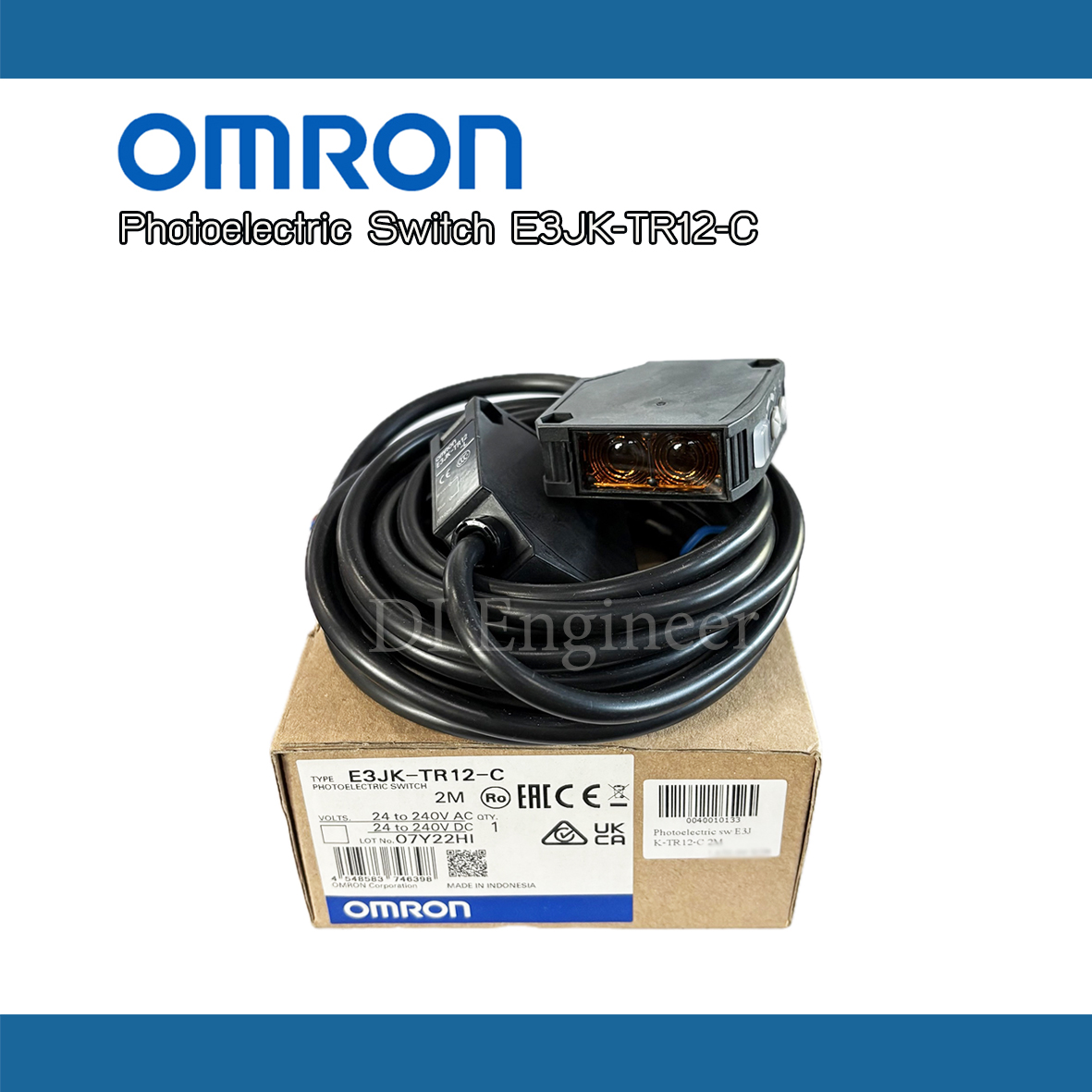 OMRON Photoelectric Switch E3JK-TR12-C 2M