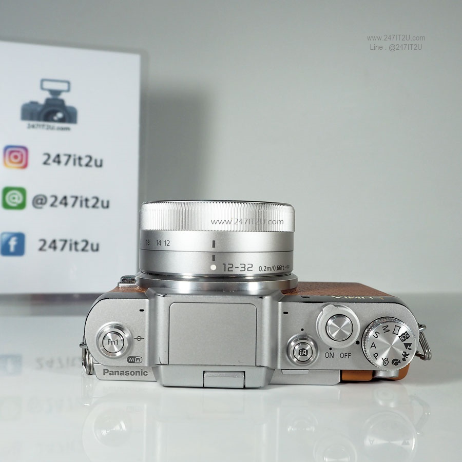 ขายกล้อง Panasonic GF7 + เลนส์12-32mm สี Brown ประกันศูนย์