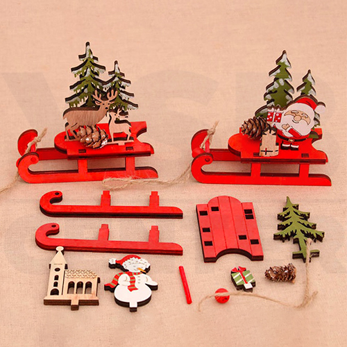 SET ของแต่งคริสต์มาส ของประดับวันคริสต์มาส ของแต่งบ้านสำหรับงานปาร์ตี้ เซท 3 ชิ้น รุ่น B1S010-S3