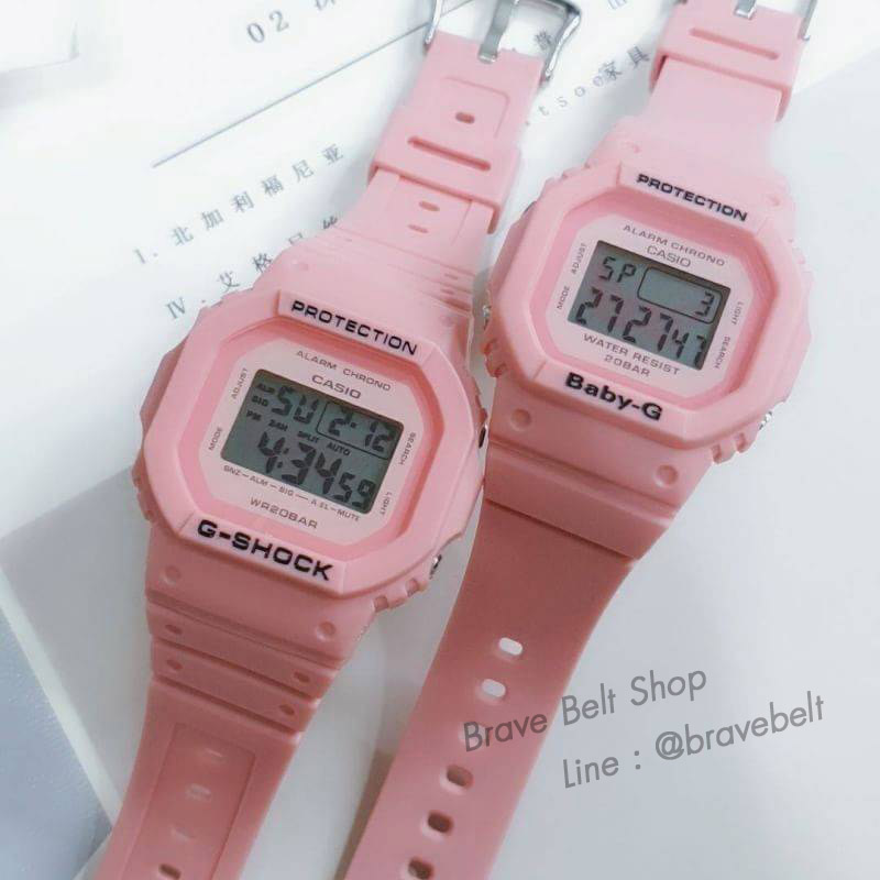 G Shock GMW-B5000 หน้ายักษ์ชมพู Topmirror