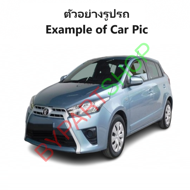กระจกมองข้าง TOYOTA YARIS(ยาริส) Gen3/YARIS ATIV(เอทีฟ) รุ่นปรับไฟฟ้า 3สาย สีดำ(งานไม่ทำสี) ปี2013-2022 -ราคาต่อข้าง-