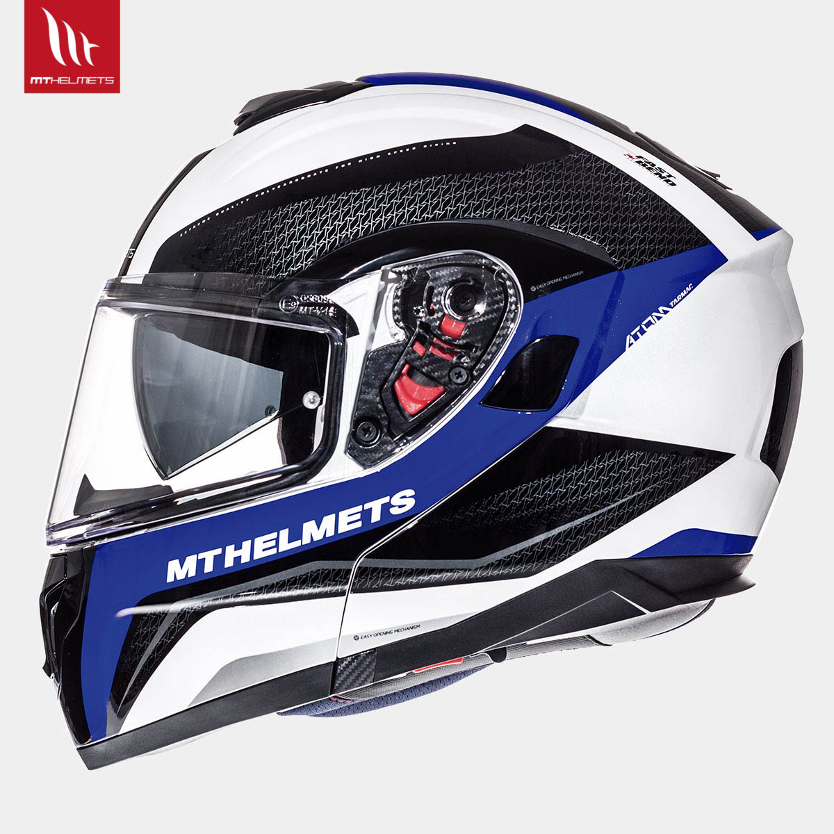 MT Atom Tarmac Gloss Pearl White Black Blue