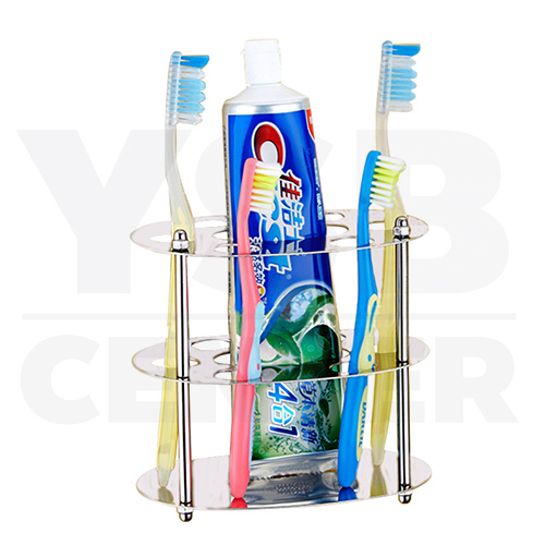 CASSA ที่ใส่แปรงสีฟัน ยาสีฟัน แสตนเลส ทรงกลม รุ่น C1M064-SS201-F01B