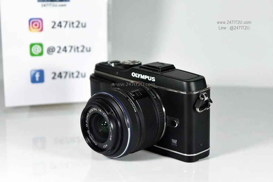 Olympus E-PL3 พร้อมเลนส์ 14-42 f3.5-5.6 สีดำ สภาพดี