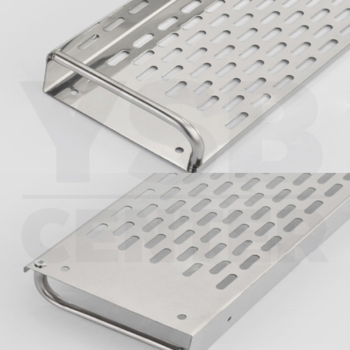 ชั้นวางของอเนกประสงค์ในห้องน้ำ 2in1 ไม่ต้องเจาะผนัง 2ชั้น สแตนเลส ยาว 40cm รุ่น C1L039-SS201-240-408