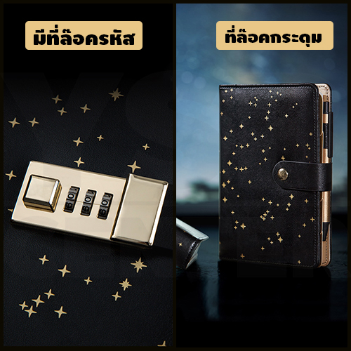 สมุดโน๊ต สมุดบันทึก ไดอารี่ สมุดเขียน A6 มีเส้น เซตกล่องของขวัญ