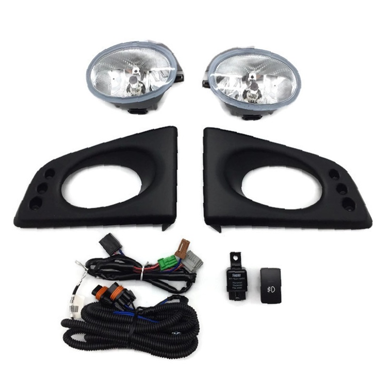 ไฟตัดหมอก/ไฟสปอร์ตไลท์ HONDA JAZZ(แจ๊ส) GE ฝาครอบดำ ปี2008-2010 (ครบชุด) (รับประกัน 6เดือน) (HD365)