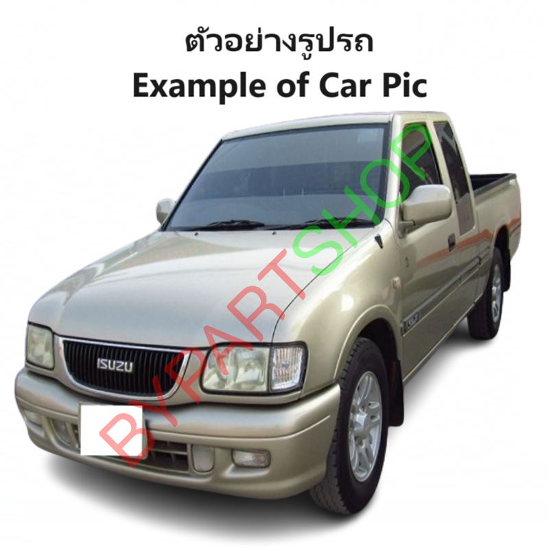 กระจกมองข้าง ISUZU DRAGON(ดราก้อน) รุ่นปรับมือ เหลี่ยมใหญ่ สีดำ ปี1999-2001 (รหัส: DRAGON EYE) -ราคาต่อข้าง-