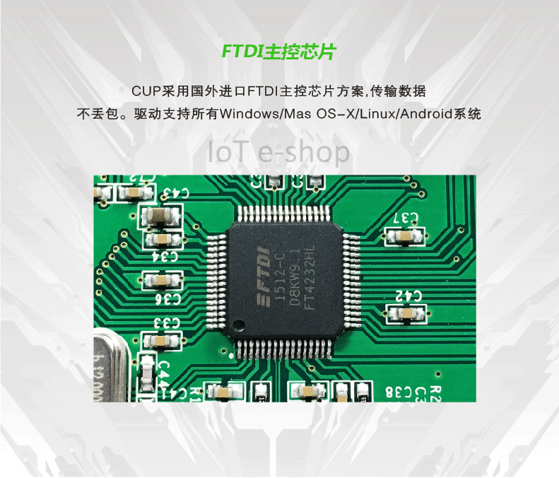 USB to RS 422/485 converter 4-way DB9 hub ( FTDI )