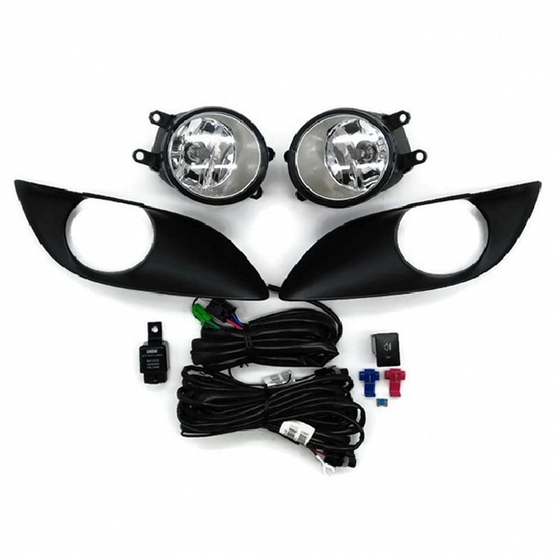 ไฟตัดหมอก/ไฟสปอร์ตไลท์ TOYOTA YARIS(ยาริส) รุ่นที่2 ฝาครอบดำ โฉมปี2009-2011 (ครบชุด) (รับประกัน 6เดือน) (TY370)