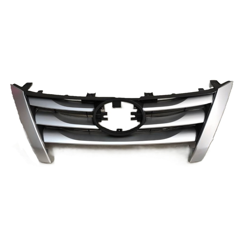 หน้ากระจัง TOYOTA FORTUNER (นิว ฟอจูนเนอร์) สีเทา(สีพื้น) ไม่มีโลโก้ ปี2015-2018 (รหัส:FORTUNER'15 เทา)