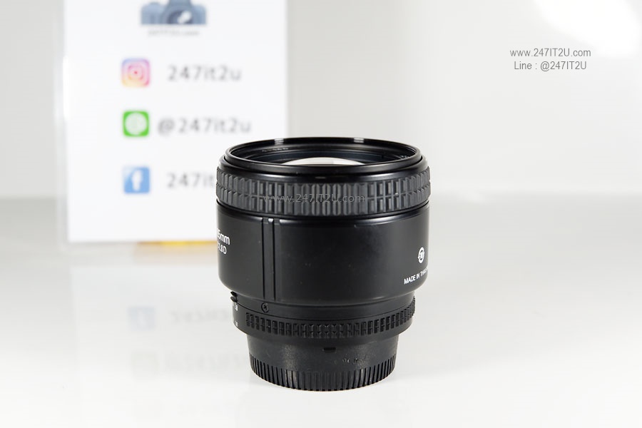 เลนส์ AF Nikon 85mm F1.8 D สีดำ สภาพดีครับ