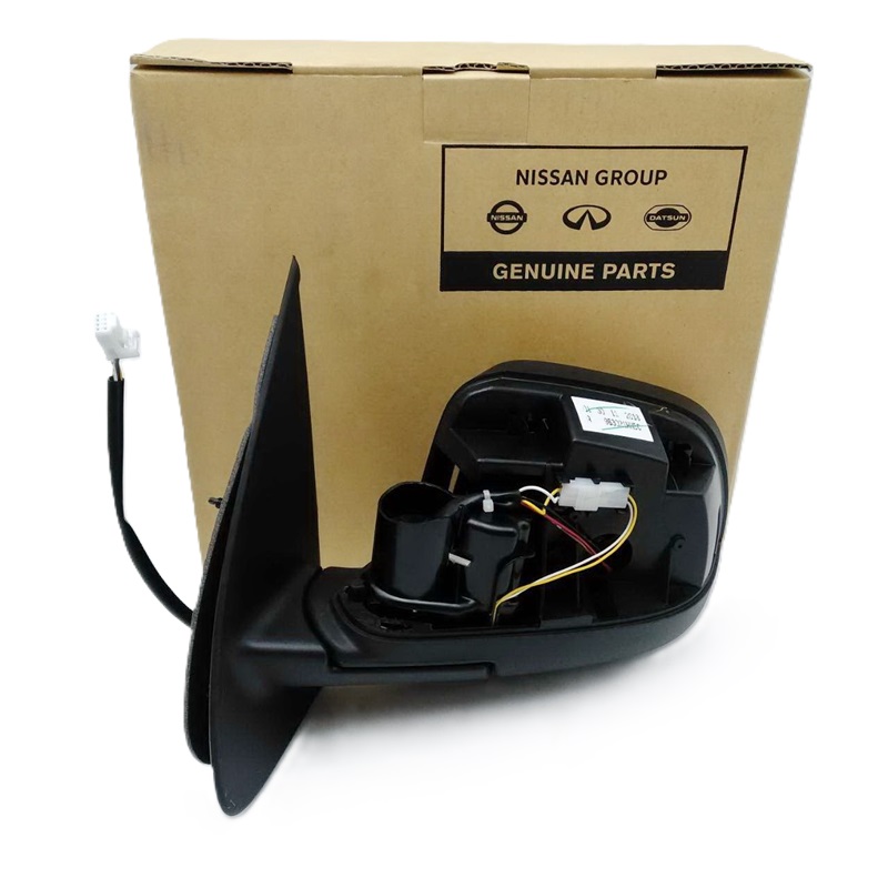 -แท้ศูนย์- กระจกมองข้าง NISSAN MARCH(มาร์ช) รุ่นปรับ+พับไฟฟ้า 5สาย ปี2010-2021 (ไม่รวมฝาครอบ) -ราคาต่อข้าง-