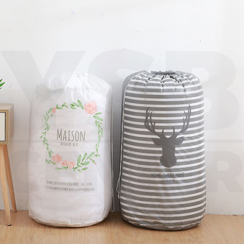 CASSA Set 2 ชิ้น ถุงเก็บผ้าอเนกประสงค์ เก็บผ้าห่ม ผ้านวม เสื้อผ้า ตุ๊กตา