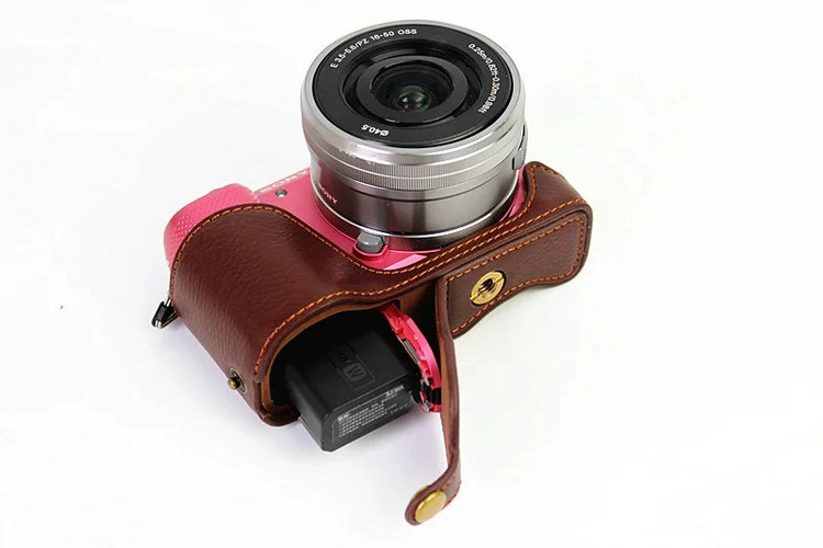 Bag Leather Case For sony A5100