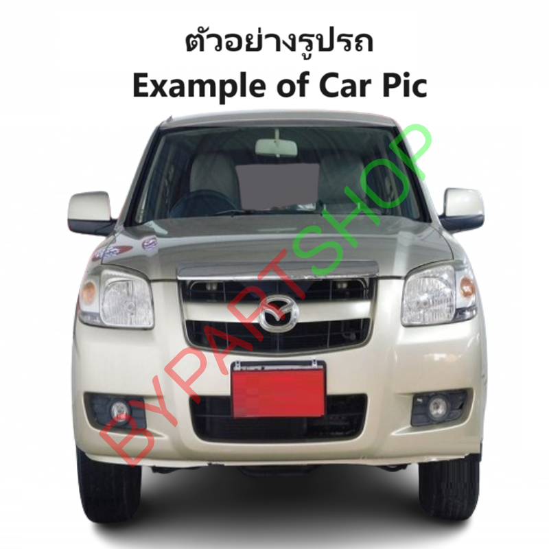 กระจกมองข้าง MAZDA BT50(บีที50) รุ่นปรับมือ สีดำ(งานไม่ทำสี) ปี2006-2011 -ราคาต่อข้าง-