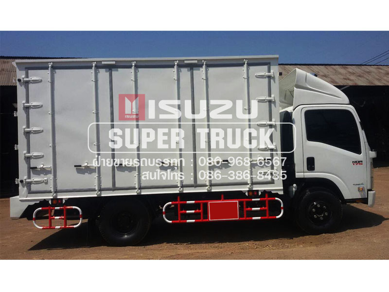 ISUZU NQR แบบตู้อลูมิเนียม (ช่วงต่อยาว 5.6เมตร)
