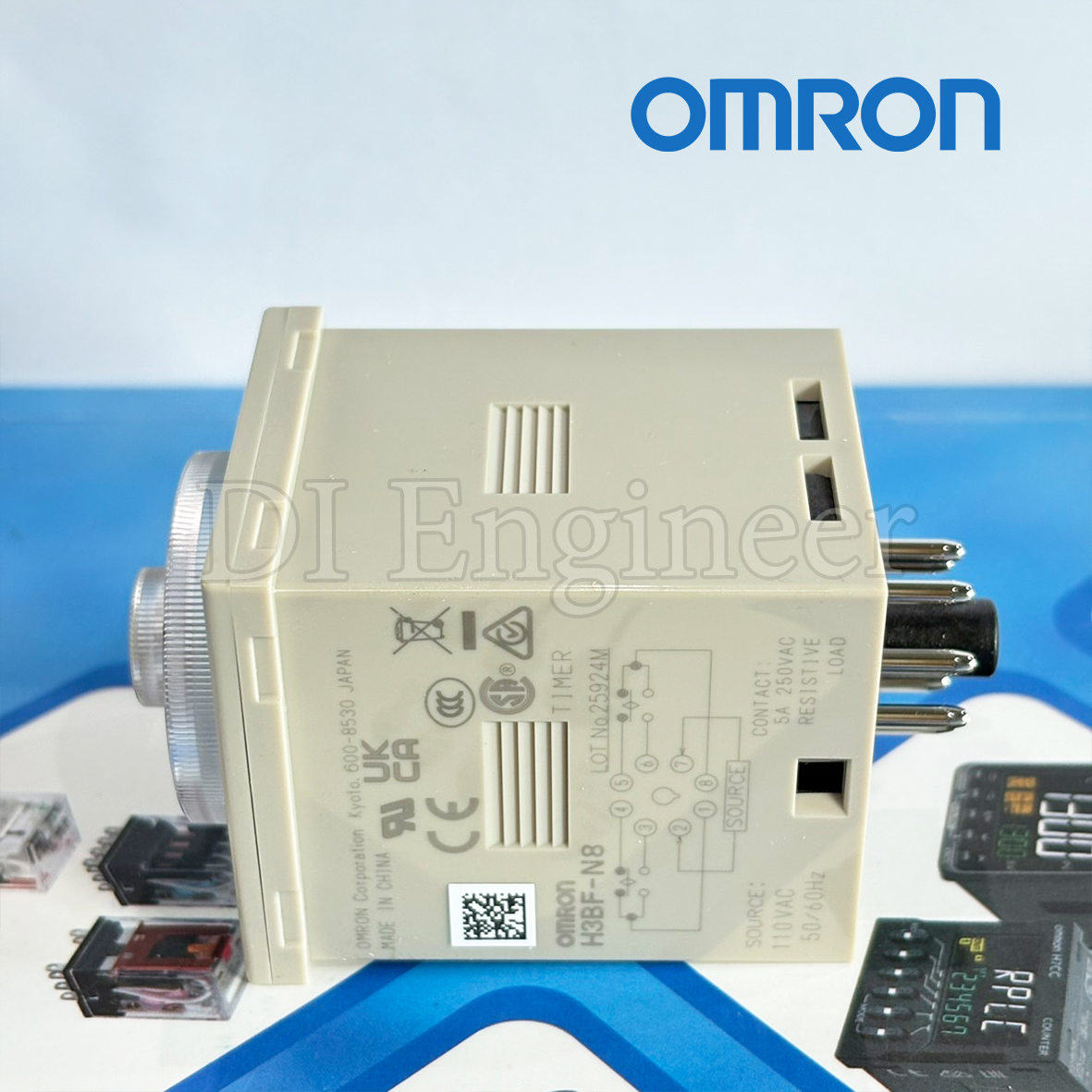 Omron H3BF-N8 110VAC (2เข็ม On-Off)