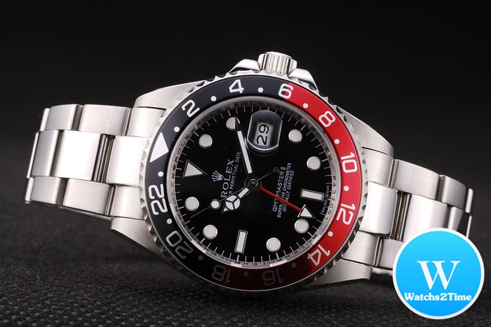 นาฬิกา Rolex GMT Master II Ceramic Automatic Stainless Steel ขอบเซรามิกแดงดำ