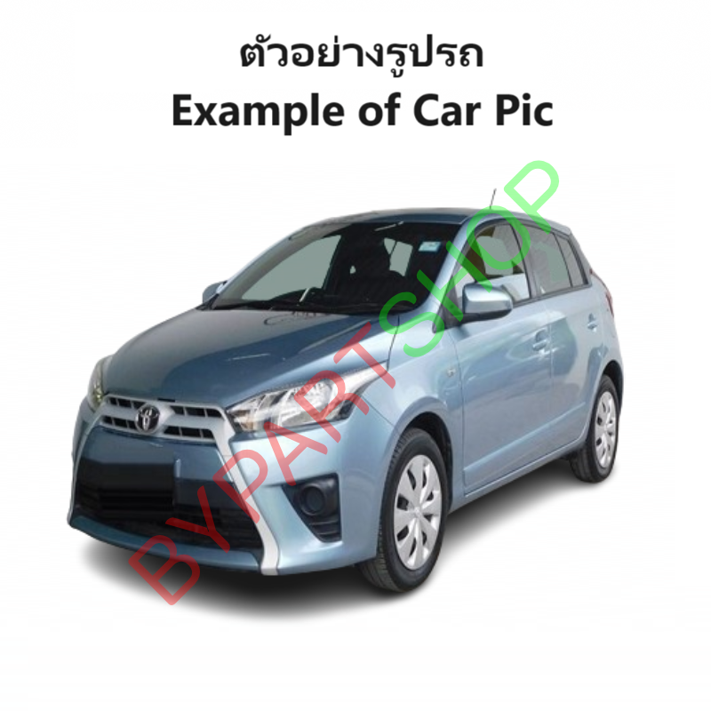 กระจกมองข้าง TOYOTA YARIS(ยาริส) Gen3/YARIS ATIV(เอทีฟ) รุ่นปรับมือ สีดำ(งานไม่ทำสี) ปี2013-2022 -ราคาต่อข้าง