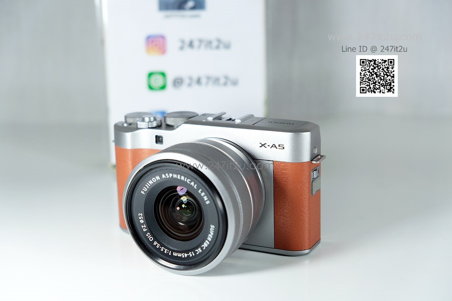 กล้อง Fujifilm XA-5 พร้อมเลนส์ 15-45mm สีน้ำตาล