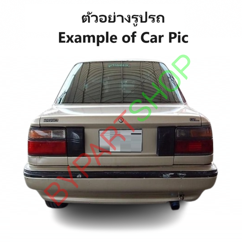 กระจกมองข้าง TOYOTA COROLLA(โคโรล่า) EE90/AE90/AE92 โฉมโดเรม่อน รุ่นปรับมือ สีดำ(งานไม่ทำสี) -ราคาต่อข้าง-