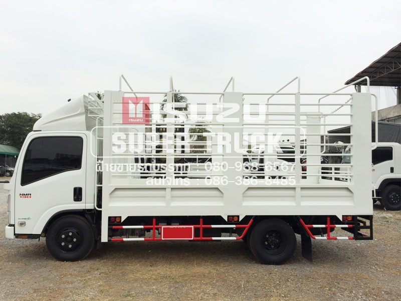 ISUZU NMR แบบกระบะคอก (ช่วงต่อยาว 4.3เมตร)