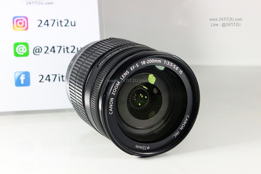 เลนส์ Canon EF-S 18-200mm f 3.5-5.6 IS
