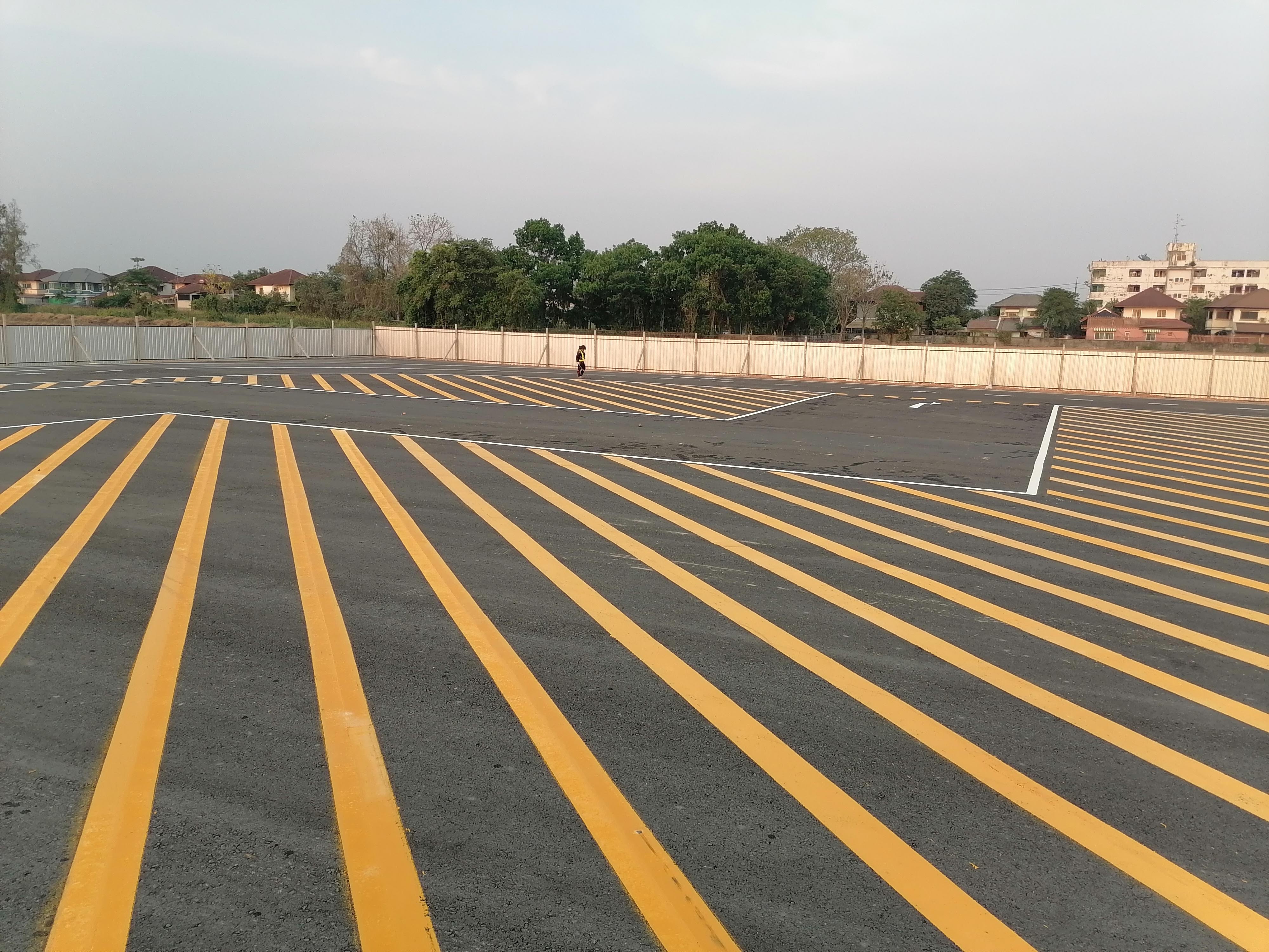 งานตีเส้นจราจรสีเทอร์โมพลาสติกราคางานตีเส้นจราจรสีเทอร์โมพลาสติก