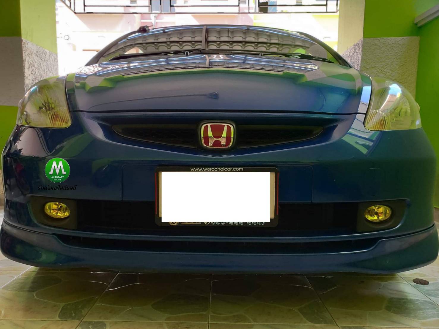 ไฟตัดหมอกแจ๊ซ ฮอนด้า โคมเหลือง HONDA JAZZ 2003 2004 2005 2006 2007 GD ไฟสปอร์ตไลท์ (รับประกันสินค้า 1 เดือน)
