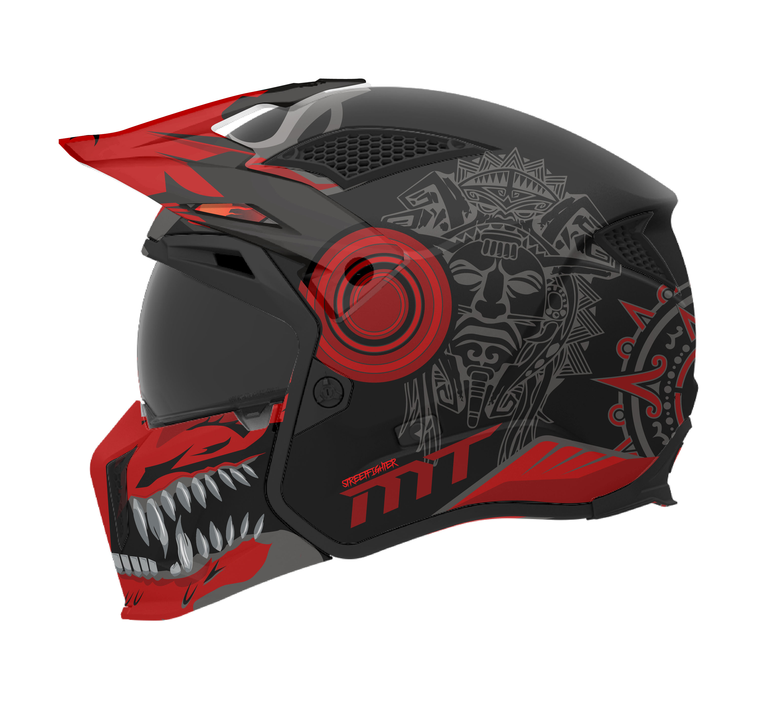 MT STREETFIGHTER SV รุ่น AZTEC MATT RED