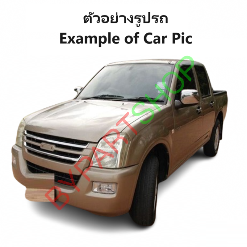 หน้ากระจัง ISUZU D-MAX(ดีแม็ก) 2WD สีเทา-ดำ+คาดโครเมียม ปี2005-2006 (งานไม่ทำสี) (รหัส:DMAX-05-SL-COMชุบ)
