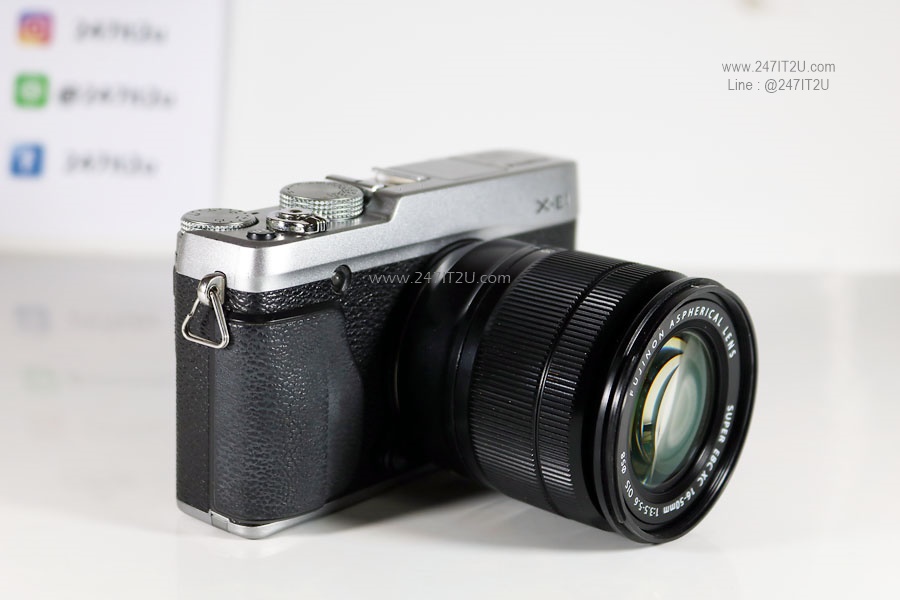 Fujifilm X-E1 เลนส์ 16-50mm สี silver