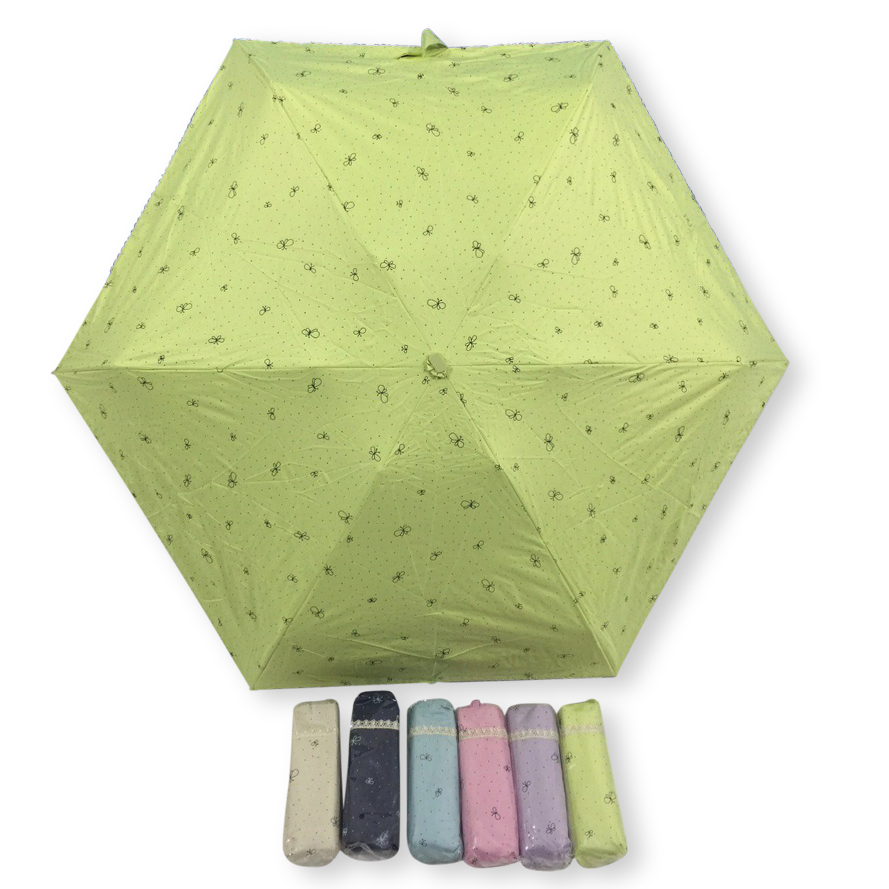 ร่มGBU5ตอนรหัส GM292ยูวีสีดำ