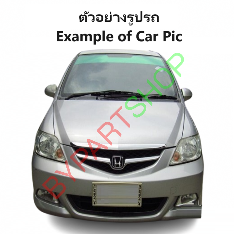 หน้ากระจัง HONDA CITY(ซิตี้) โฉม ZX คาดโครเมียม ไม่มีโลโก้ ปี2006-2007 (รหัส:CITY'06)