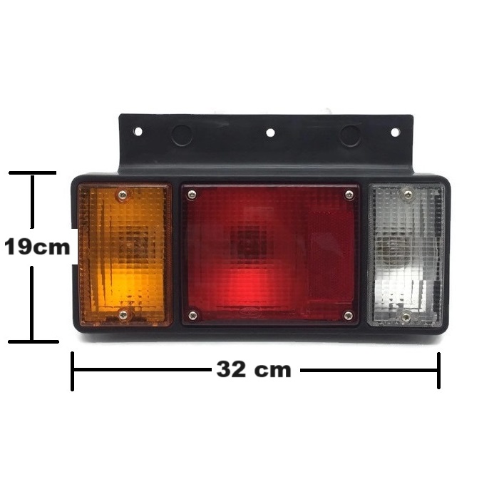 ไฟท้าย ISUZU NPR(เอ็นพีอาร์)/NKR(เอ็นเคอาร์)/NQR(เอ็นคิวอาร์) 3สี รุ่น12V. (O.E.M เทียบห้าง) -ราคาต่อดวง-