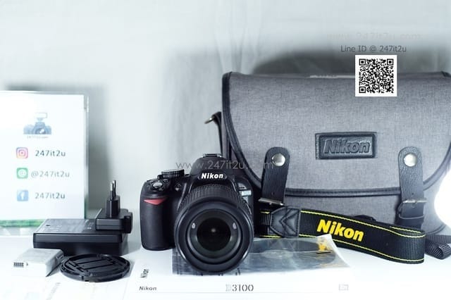 ขายกล้อง Nikon D3100 พร้อมเลนส์ 18-105mm f3.5-5.6G ED
