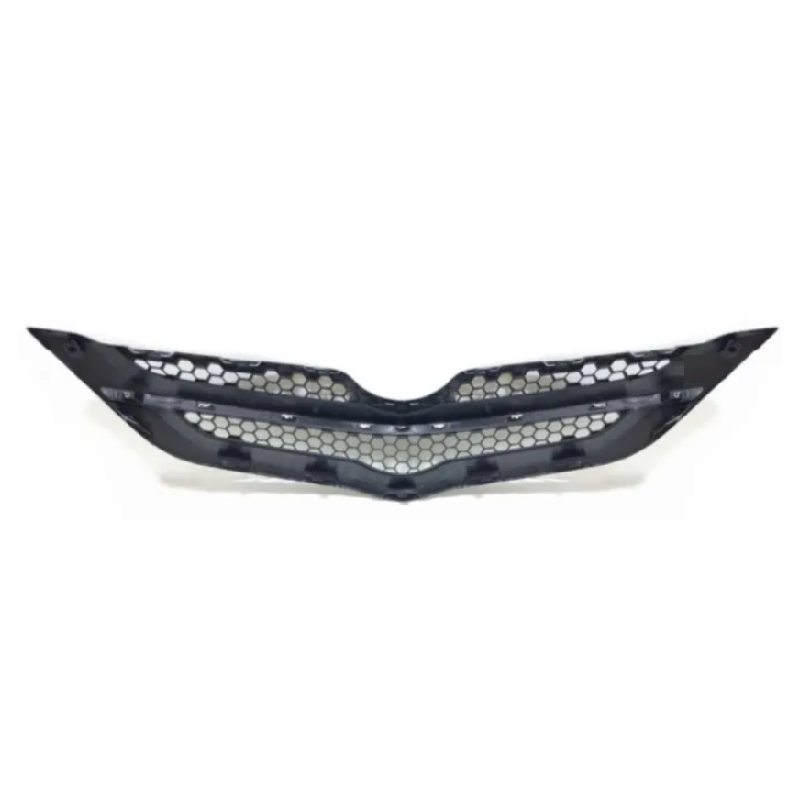 หน้ากระจัง TOYOTA VIOS(วีออส) Gen2 รุ่นที่1 สีดำ(งานไม่ทำสี) พร้อมคิ้วโครเมียม ปี2007-2009 (รหัส:VIOS'07)