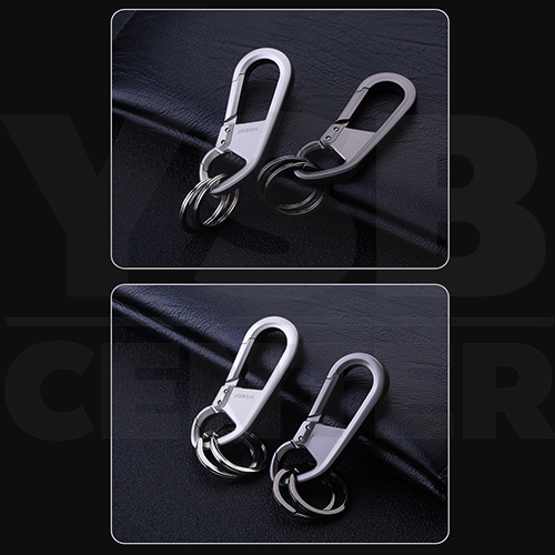 JOBON พวงกุญแจ พวงกุญแจรถยนต์ เกรดพรีเมี่ยม พร้อมตัวเปิดปิด ผลิตจากโลหะ