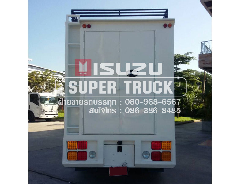 ISUZU NMR แบบตู้อลูมิเนียม (ช่วงต่อยาว 4.3เมตร)