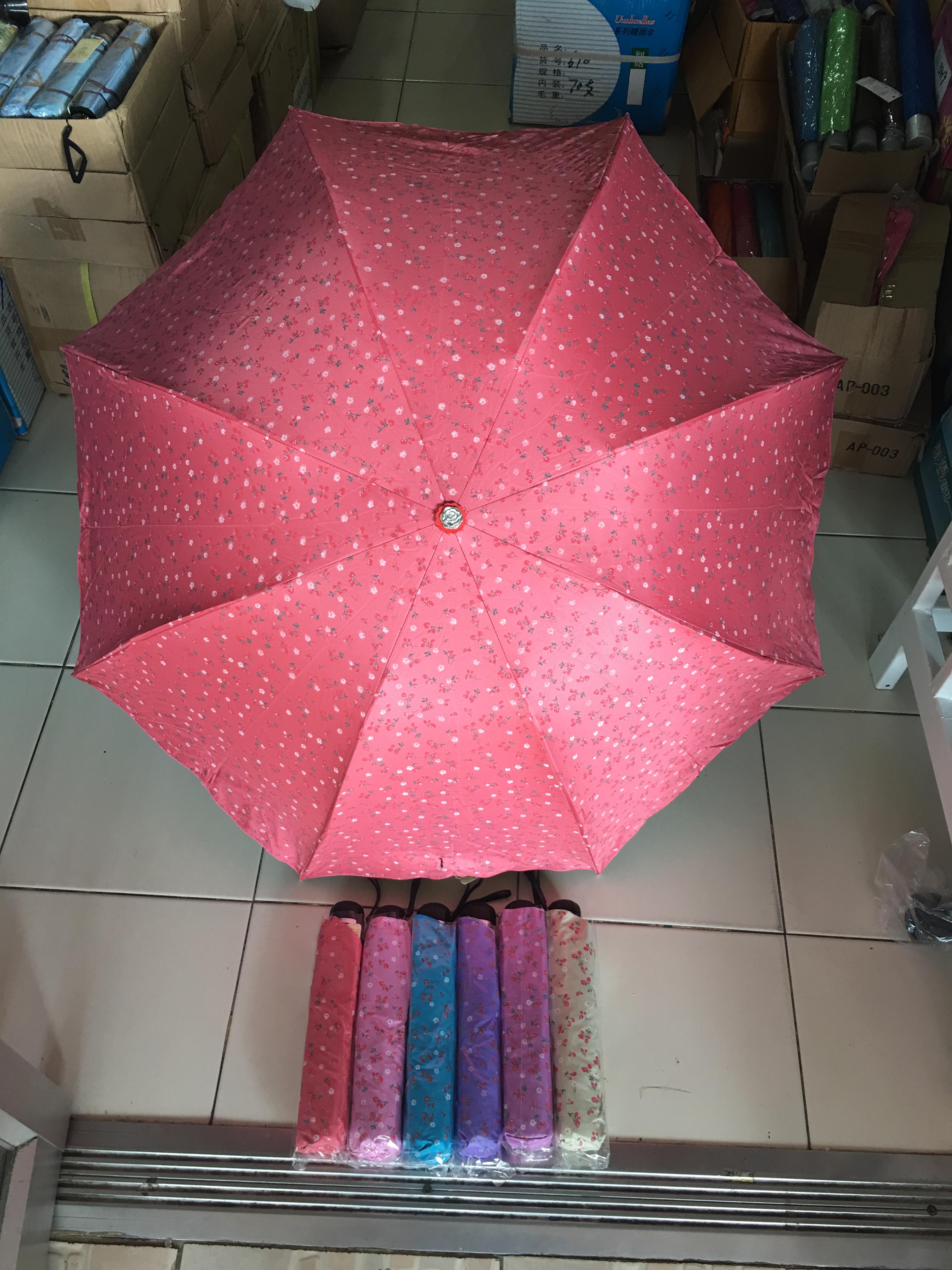 ร่มโค้งแฟชั่นยูวีดำ รหัส3417