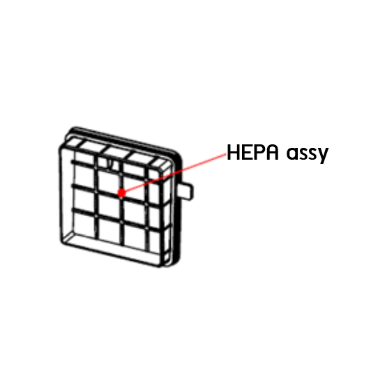 พร้อมส่ง HEPA assy เครื่องดูดฝุ่น Electrolux รุ่น ZMO1540M