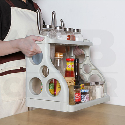 ชั้นวางของ ชั้นวางของในห้องครัว ชั้นวางของพร้อมที่เสียบมีด