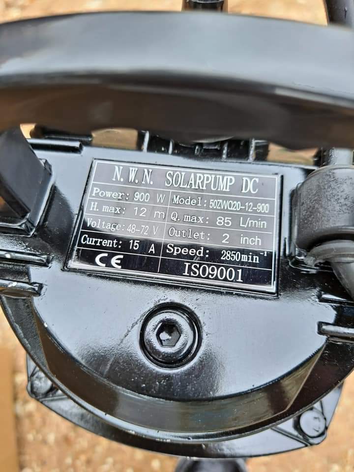 ปั้มได่โว บัสเลส 750W 24V ระบบโซลเซลล์
