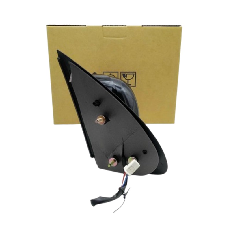 กระจกมองข้าง NISSAN MARCH(มาร์ช) รุ่นปรับไฟฟ้า 3สาย ฝาครอบสีดำ(งานไม่ทำสี) ปี2010-2021 -ราคาต่อข้าง-