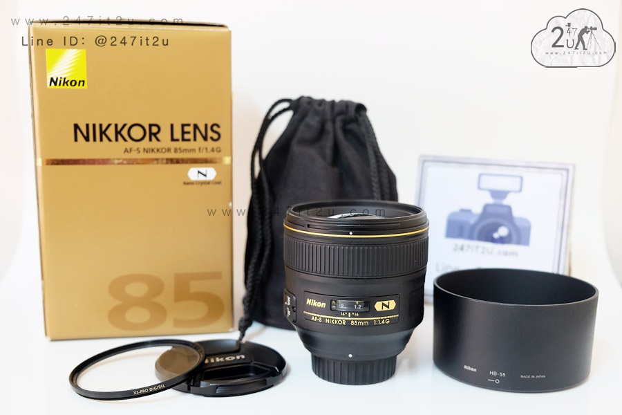 เลนส์ Nikon 85 mm f1.4 G Nano